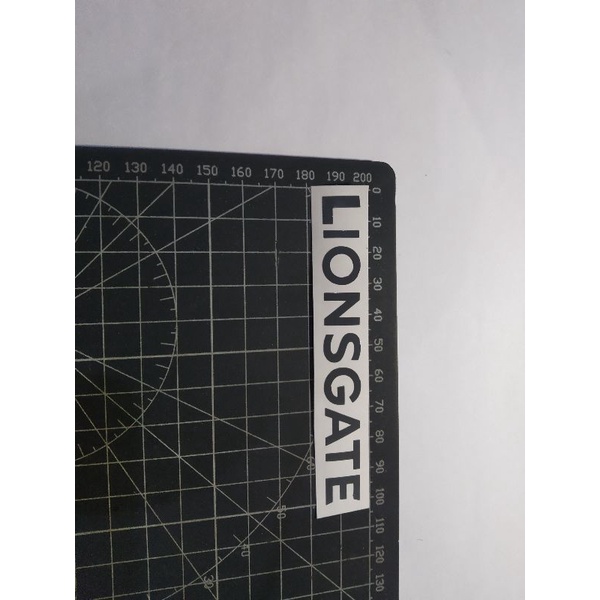 

cutting stiker lionsgate