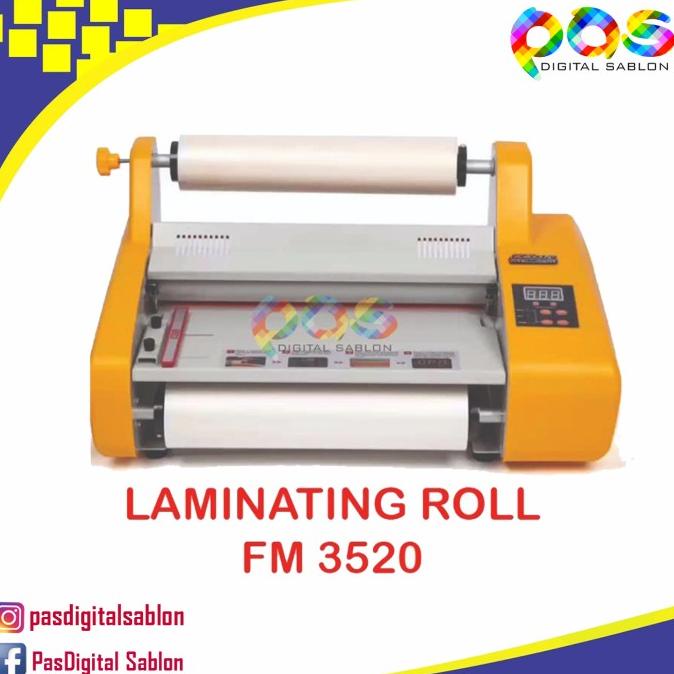 

Mesin Laminating Roll Fm 3520 4 Lampu // Laminator Roll 2 Sisi 4 Lampu