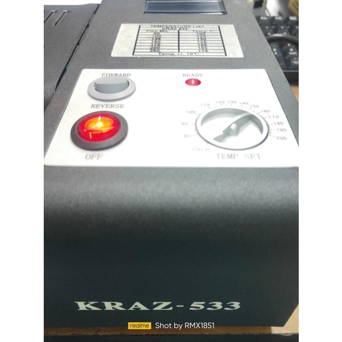 

Mesin Laminating Kraz 533 Ukuran A3