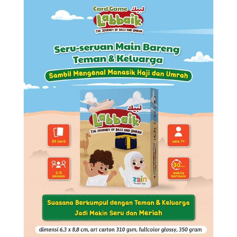 Card Game Labbaik, Permainan seru uno pengetahuan islam