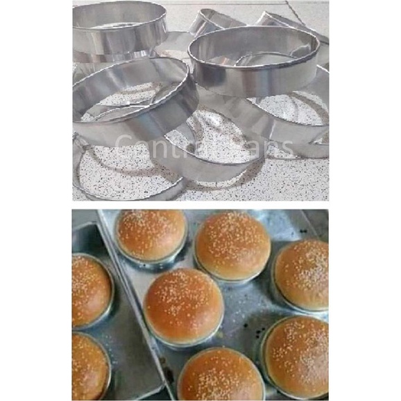 ___] RING BURGER / RING CUTTER / RING ROTI BULAT (Tinggi 3 CM)