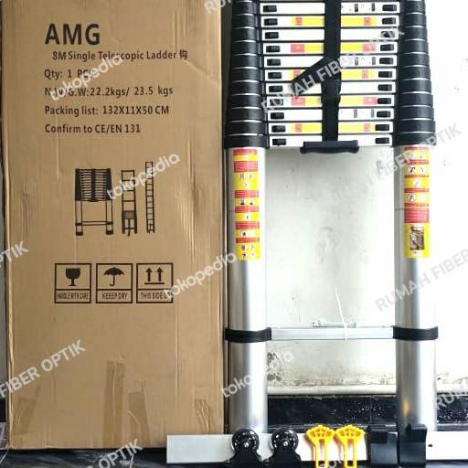 Tangga Teleskopik 8 Meter Single