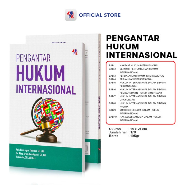 

Buku Pendidikan Hukum Internasional Buku Semester 2 / Pustaka Baru