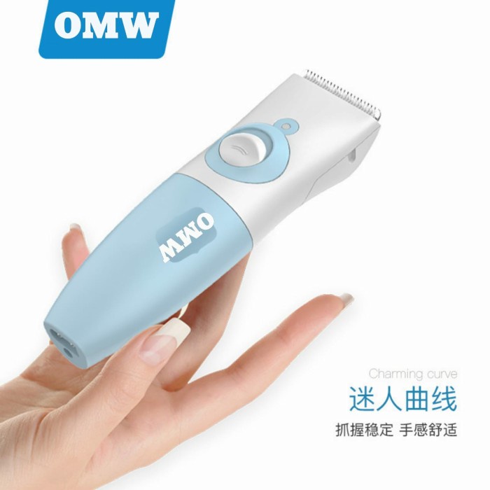 OMW HK610 Alat Cukur Rambut Bayi Elektrik Mesin Cukur Rambut Bayi Anak