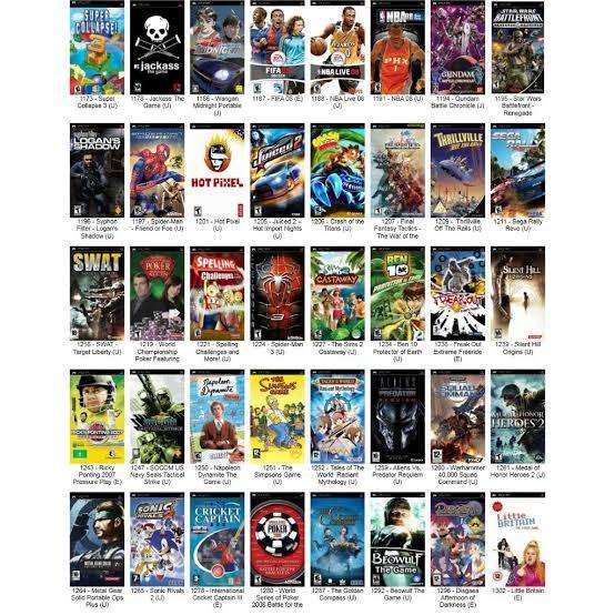 Isi game psp satuan Best Seller