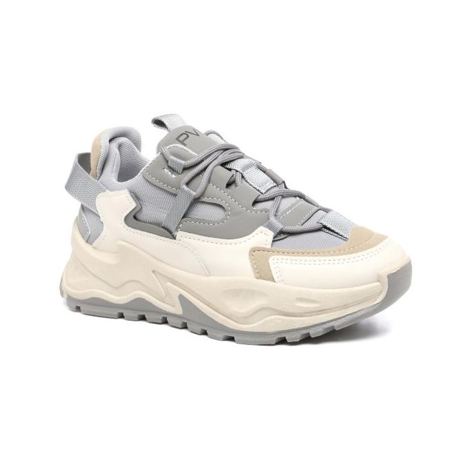 PVN Jungkook Sepatu Sneakers Wanita Sport Shoes Krem 129