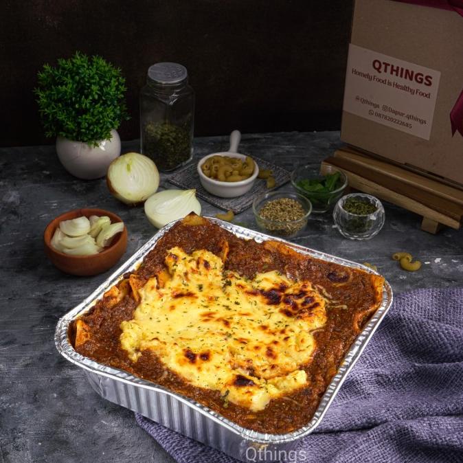 

Paket Hampers Beef Lasagna Melted Cheese Family Size