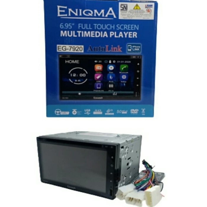 Head Unit Doubel Din ENIQMA 6,95 Full Touch Sreen EG 7920 ready