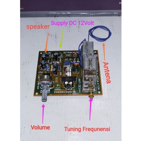 Terlaku. kit radio tuner FM amplifier