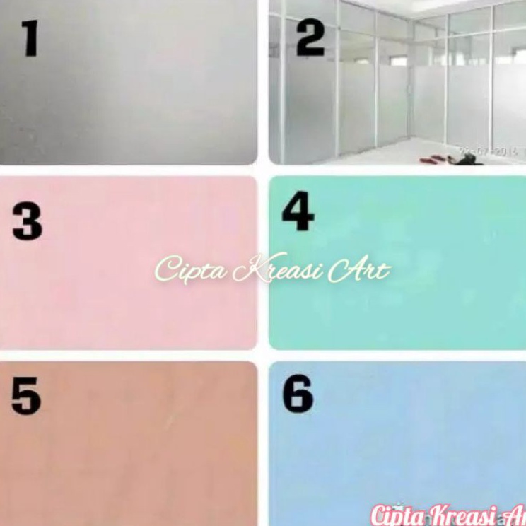 ✩SGY Sticker kaca sandblast/stiker kaca es/kaca film sunblast/stiker warna kamar mandi / sandblast k