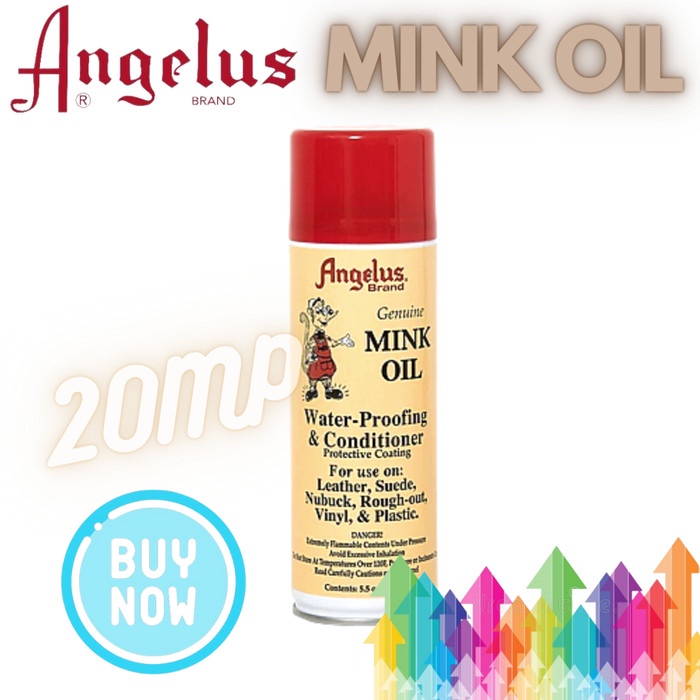 

Angelus Mink Oil Spray Aerosol Conditioner Waterproofer Usa