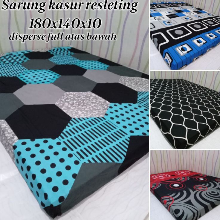 ★ Tal Sarung Kasur Resleting Untuk Kasur Limbah inoac/D26 Full Kain Uk 180x140x10/180×90×10 ✸ ✹ -