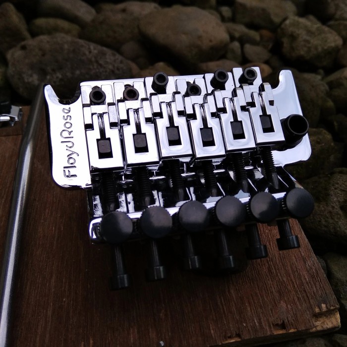 Tremolo Gitar Floyd Rose Original FRT-O1000 Chrome Floydrose 1000