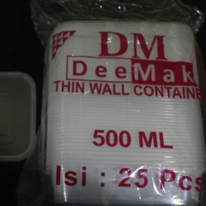 ] Thinwall DM 500ml Rect / Thinwall Persegi 500ml Rect