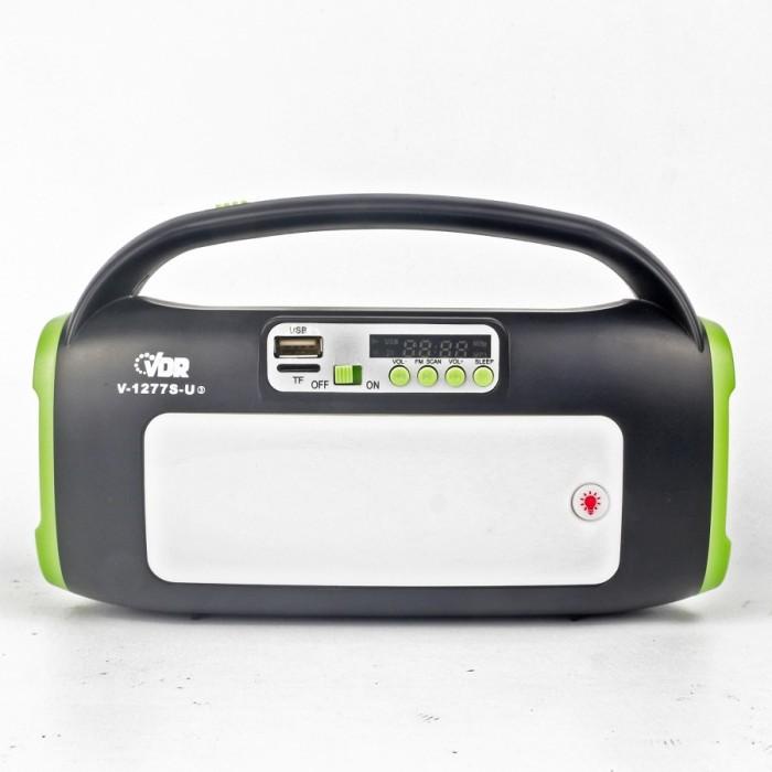 Senter Emergency + Speaker Paket Tenaga Surya Solar Cell Vdr V1277