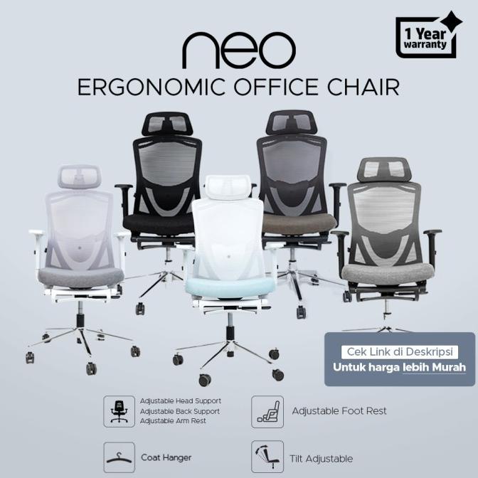 Noir NEO-C Ergonomic Office Chair