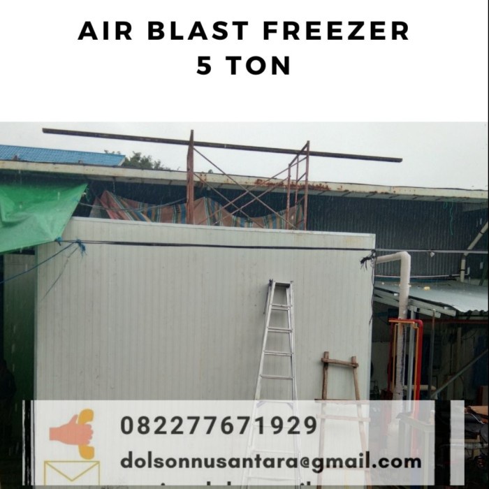 Air Blast Freezer Chiller Room Contact Plate Industri 6 Ton