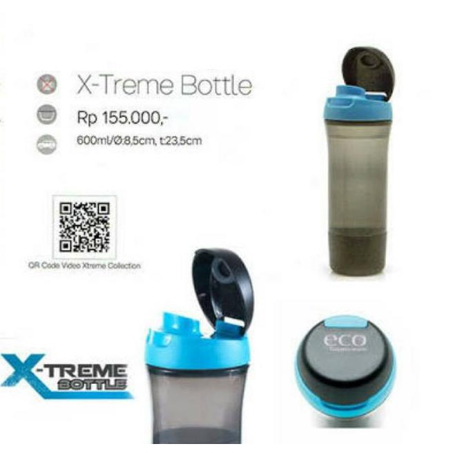 botol minum 2 liter eco bottle Tupperware 1L /1,5L/750ml/500ml/Fancy