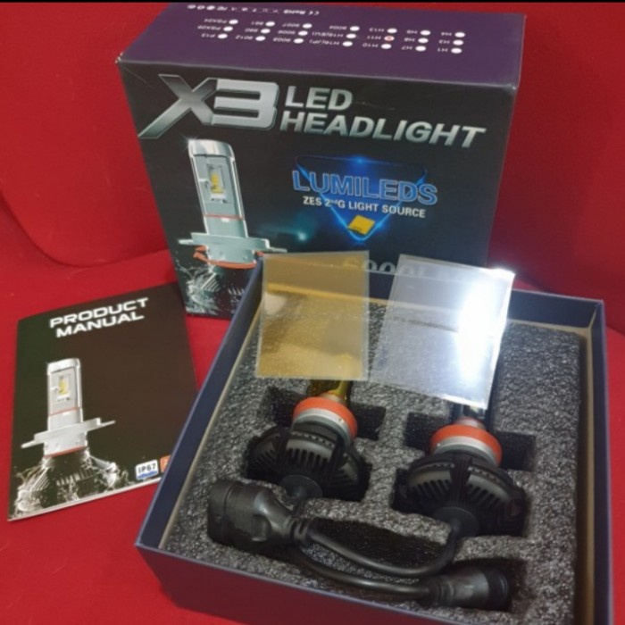 New Lampu Fog Lam Mobil Vios Gen 1 Led X3 H11 H4 Universal Kode Ma006