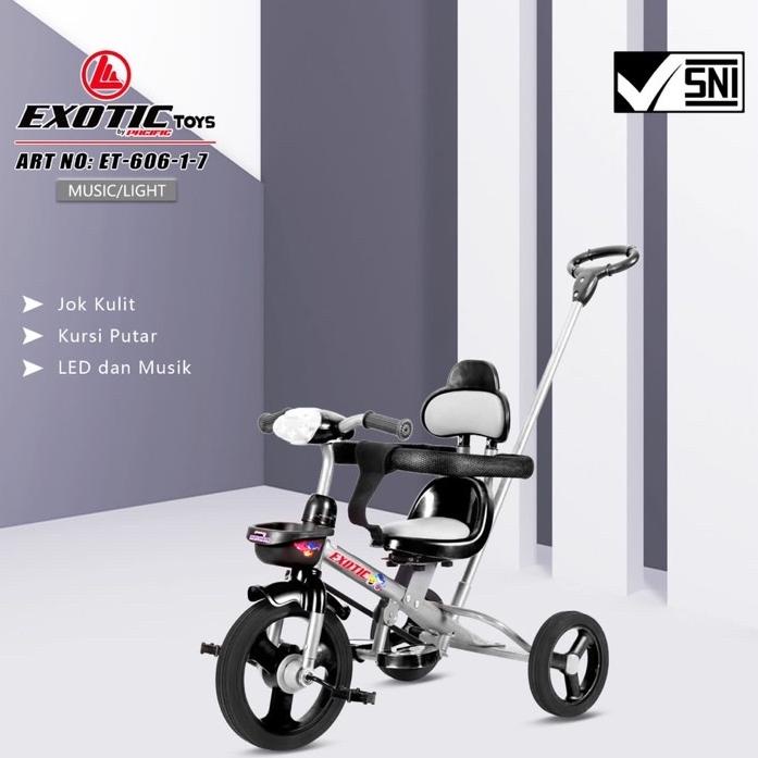Tricycle exotic ET 606-1-7 ET606-1-7 baby stroller kereta dorong anak bayi dorongan anak bayi sepeda