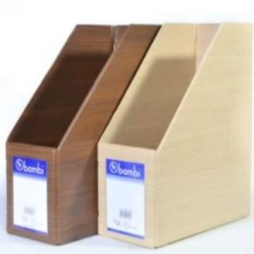 

BOX FILE BAMBI 1033 MAGAZINE FILE BROWN WOOD