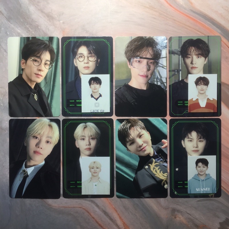 PC WONWOO GAME BOI SET PC WONWOO POTTER PC DINO GAMEBOI SET PC SEUNGKWAN GAMEBOI SET PC WOOZI GAME B