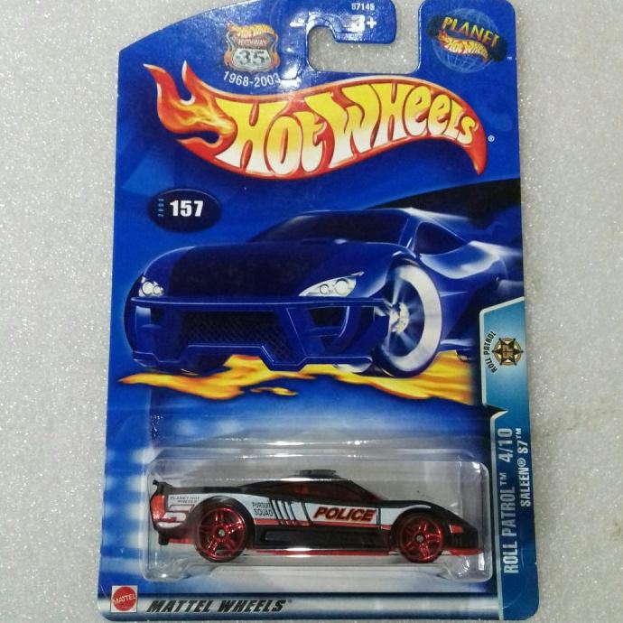 Hot Wheels Saleen S7. Card Roll Patrol 35th Hot Wheels Highway. Police