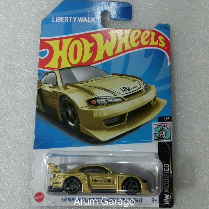 Hot Wheels LB Super Silhouette Nissan Silvia S15. HW Modified. Gold.