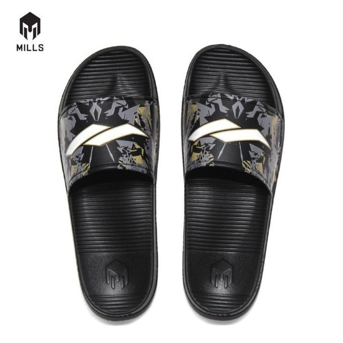 MILLS Sandal Vulcan Slide Black/Gold/Dark Grey 9900501