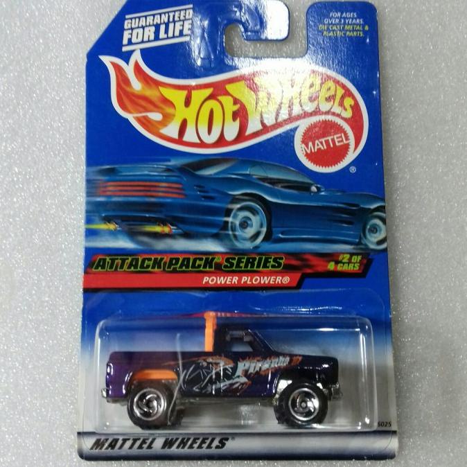 HOT WHEELS POWER PLOWER. ATTACK PACK SERIES.1973 CHEVY SILVERADO C/K20