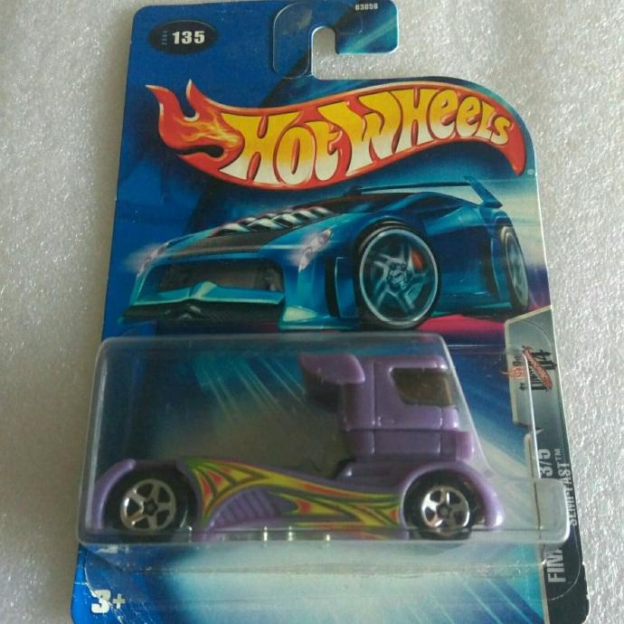 HOT WHEELS TRUCK SEMI FAST. CARD FINAL RUN SERIES 2003. RACING TRUCK.