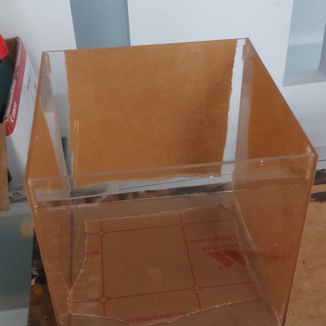 

Diskon acrylic box/kotak Akrilik 3mm 30x20x20cm