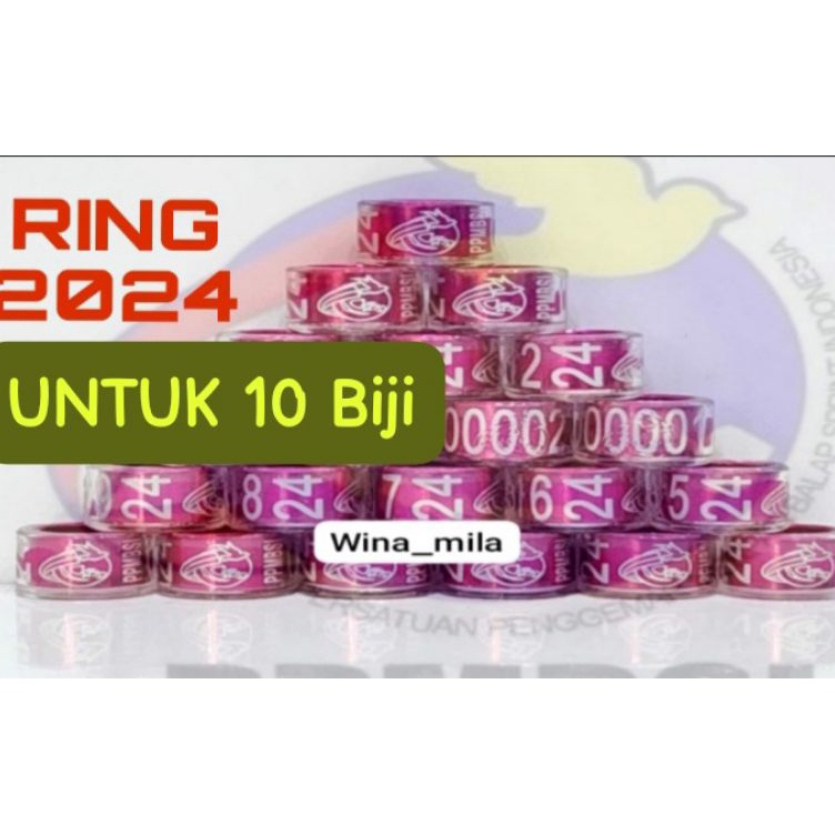 Ring Merpati Balap PPMBSI 2024 Original [ART.  Y4H7]