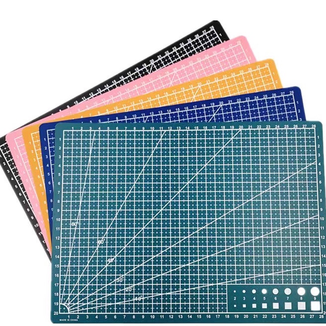 

(♫L♪B-8) A3/A4 Cutting Mat/PVC Cutting Mat Cutting Mat Dua Sisi Alat DIY Cutting Boardpaasti.dikirim!