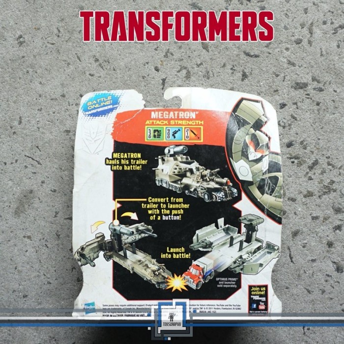 FLASH SALE TRANSFORMERS BOT SHOTS BATTLE GAME MEGATRON LAUNCHER TERMURAH