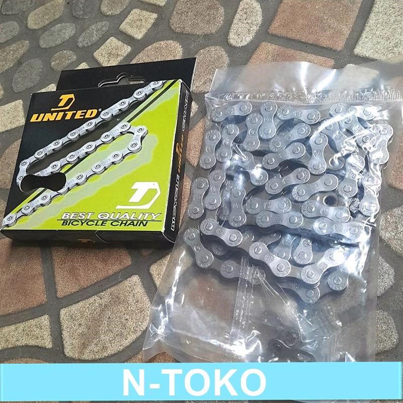 RANTAI MTB 8 SPEED UNITED YBN Sepeda Sparepart Termurah