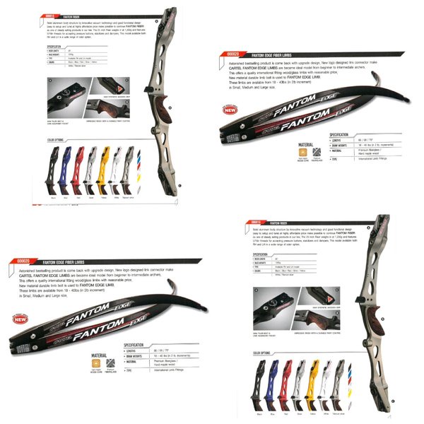 Cartel Fantom Edge Ilf Recurve Bow Set - Busur Panah Recurve Ilf - Doosung Archery Original - Made