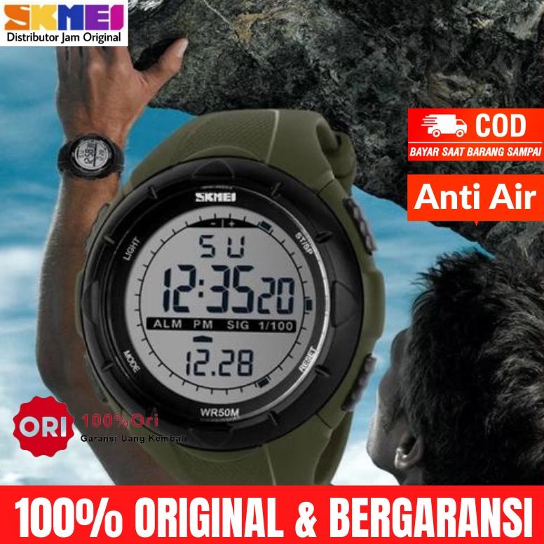 boutiqsemm SKMEI Jam Tangan Pria Cowok Digital Anti Air Murah Dan Original | Jam Pria Skimei 1025