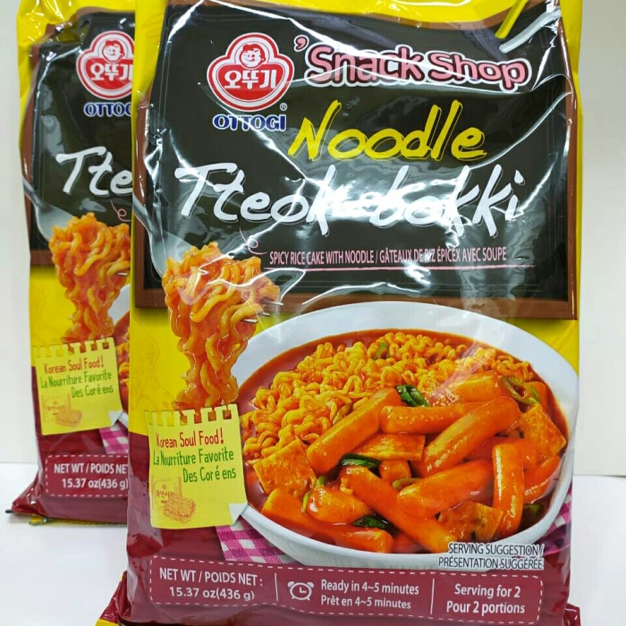 

Ottogi Noodle Tteokbokki - Tokpokki Dengan Mie 436Gram Bestseller Mie Impor
