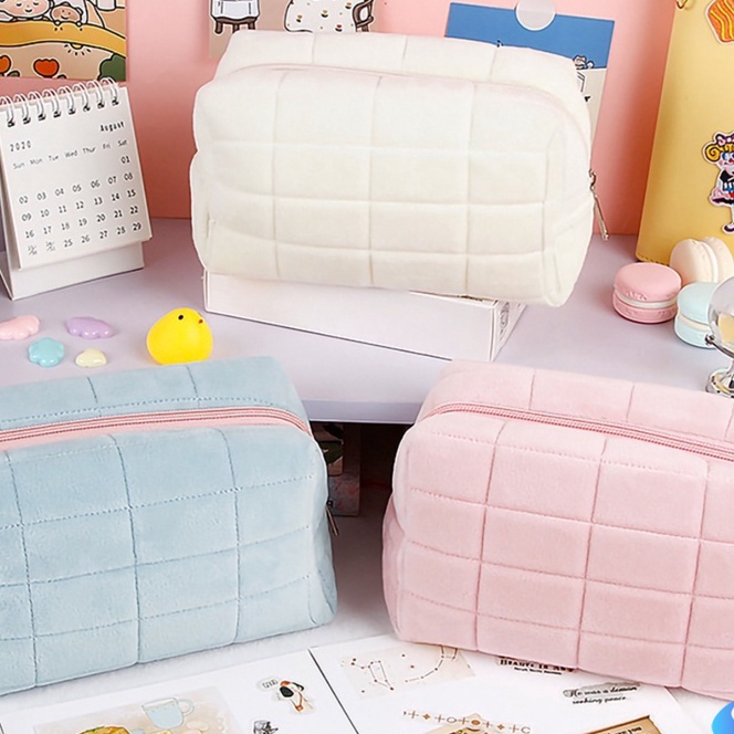 

(✮☼HI.L) Pensil case/pensil Pouch/Make up Tas/MUJI STYLE Tas Pena Kapasitas Besar-Suning Mall -siap.dikirim!