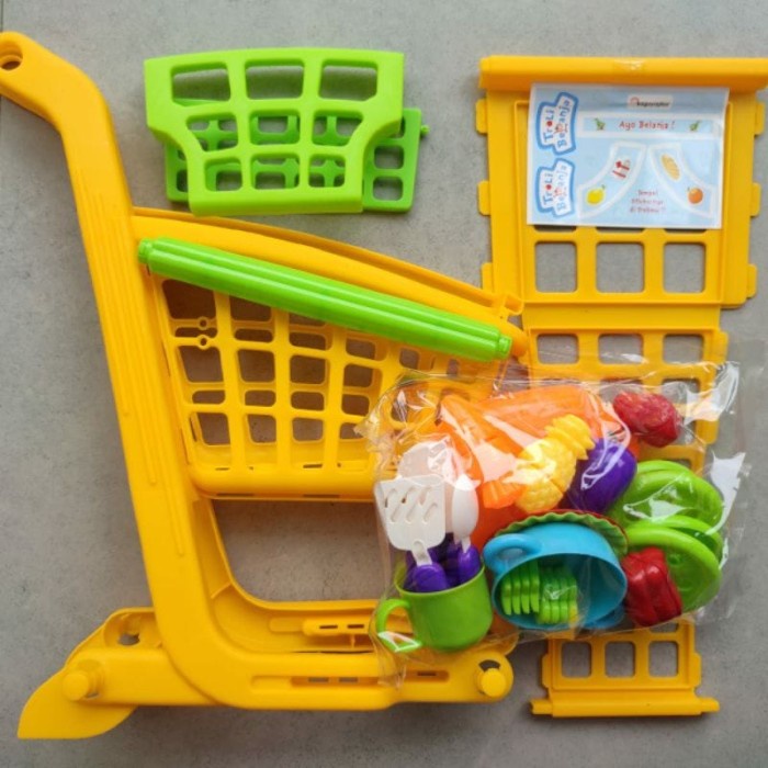 Bestseller Mainan Troli Belanja Supermarket Anak Mainan Troli Belanja Jumbo