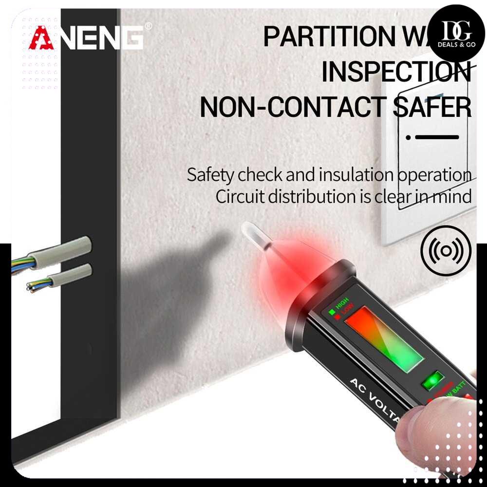 ANENG Tester Pen Non Contact AC Voltage Detector 12 - 1000 V - VC1015