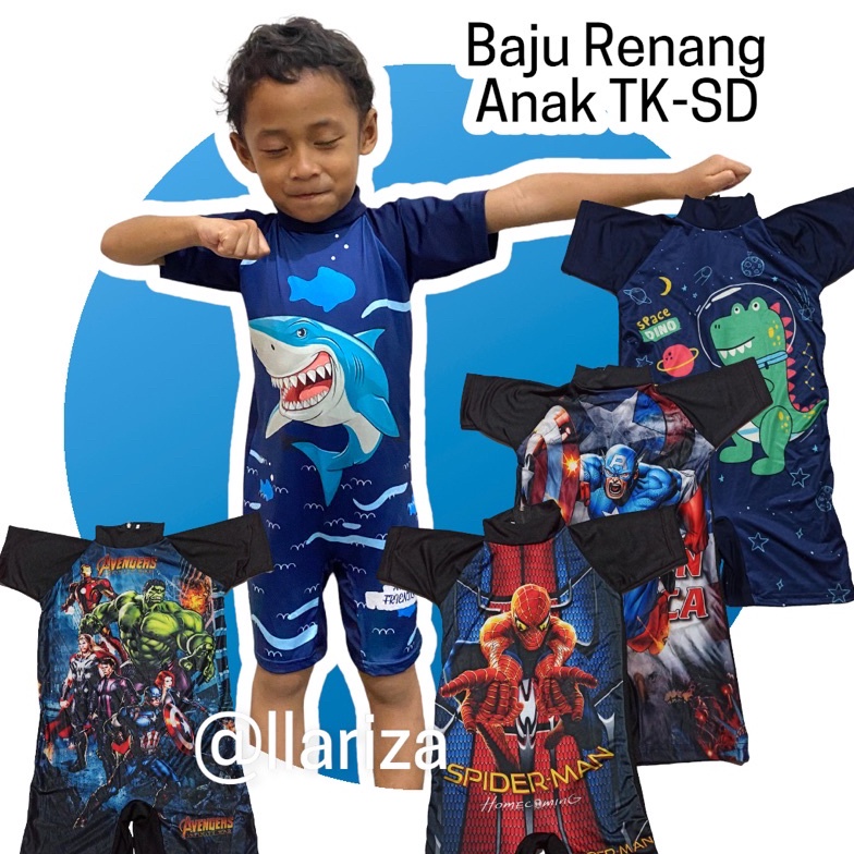 [PRODUK-IF7Z936] Baju Renang Anak cowok laki-laki 1 2 3 4 5 6 7 8 tahun ➧Model Terkini