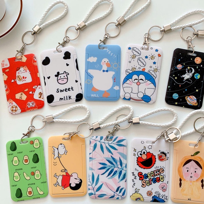 

[G☛◆.BW) Gantungan Kunci Holder Kartu Bus / Mahasiswa / Mahasiswa Untuk Wanita /trending..!