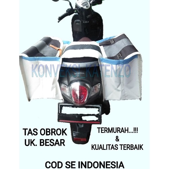 TERBAIK (TERMURAH) tas kurir bahan super kuat BLH || tas kandek || tas pasar || tas motor || tas obr