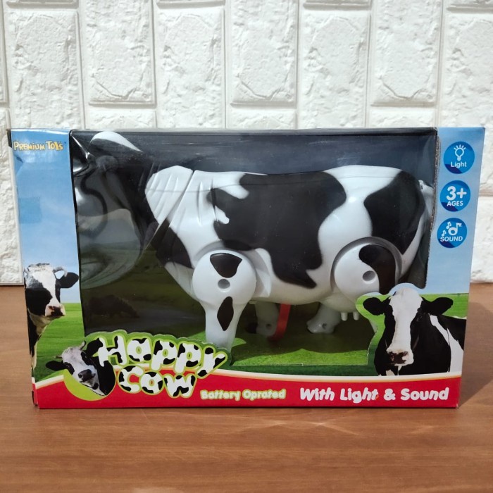 FLASH SALE MAINAN SAPI BERJALAN BERSUARA - ROBOT SAPI PERAH - KADO ANAK TERLARIS