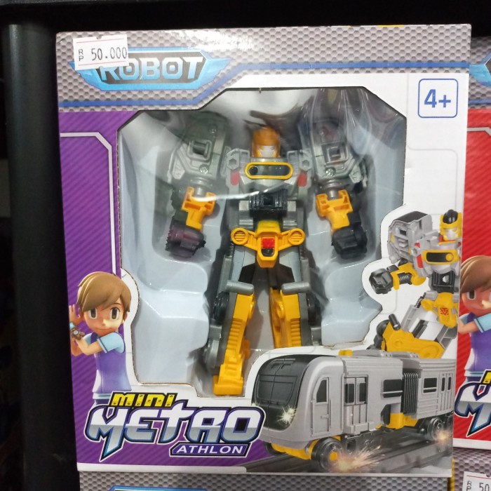 HOT SALE TOBOT MAINAN ROBOT KERETA API TERBARU