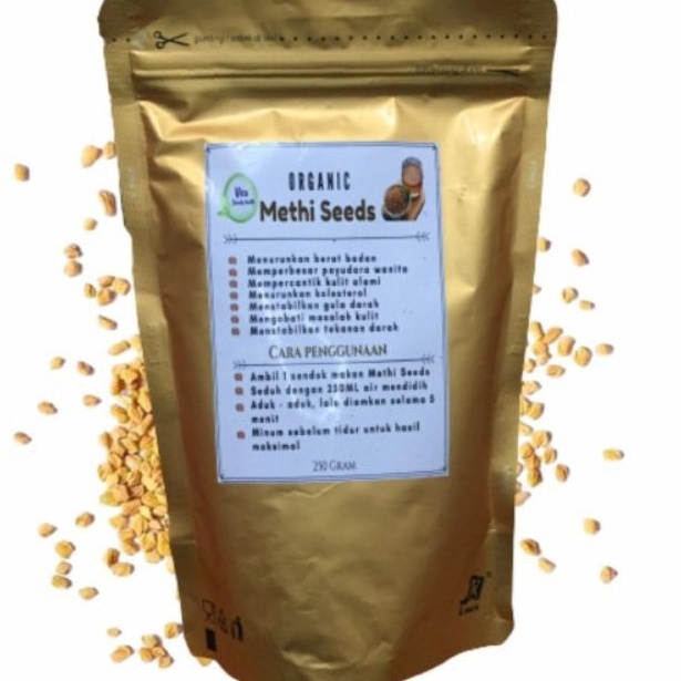 

(P♥➸D.E] Methi seeds pembesar payudara dan pelangsing original - amanah♪!