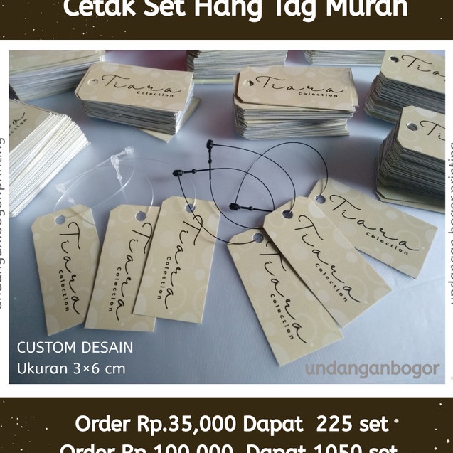 

BigSale! CETAK HANGTAG LEBEL BAJU MURAH BOGOR