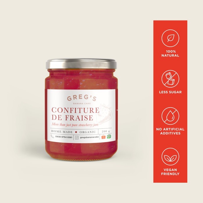 

Strawberry Jam Selai Stroberi Homemade Premium